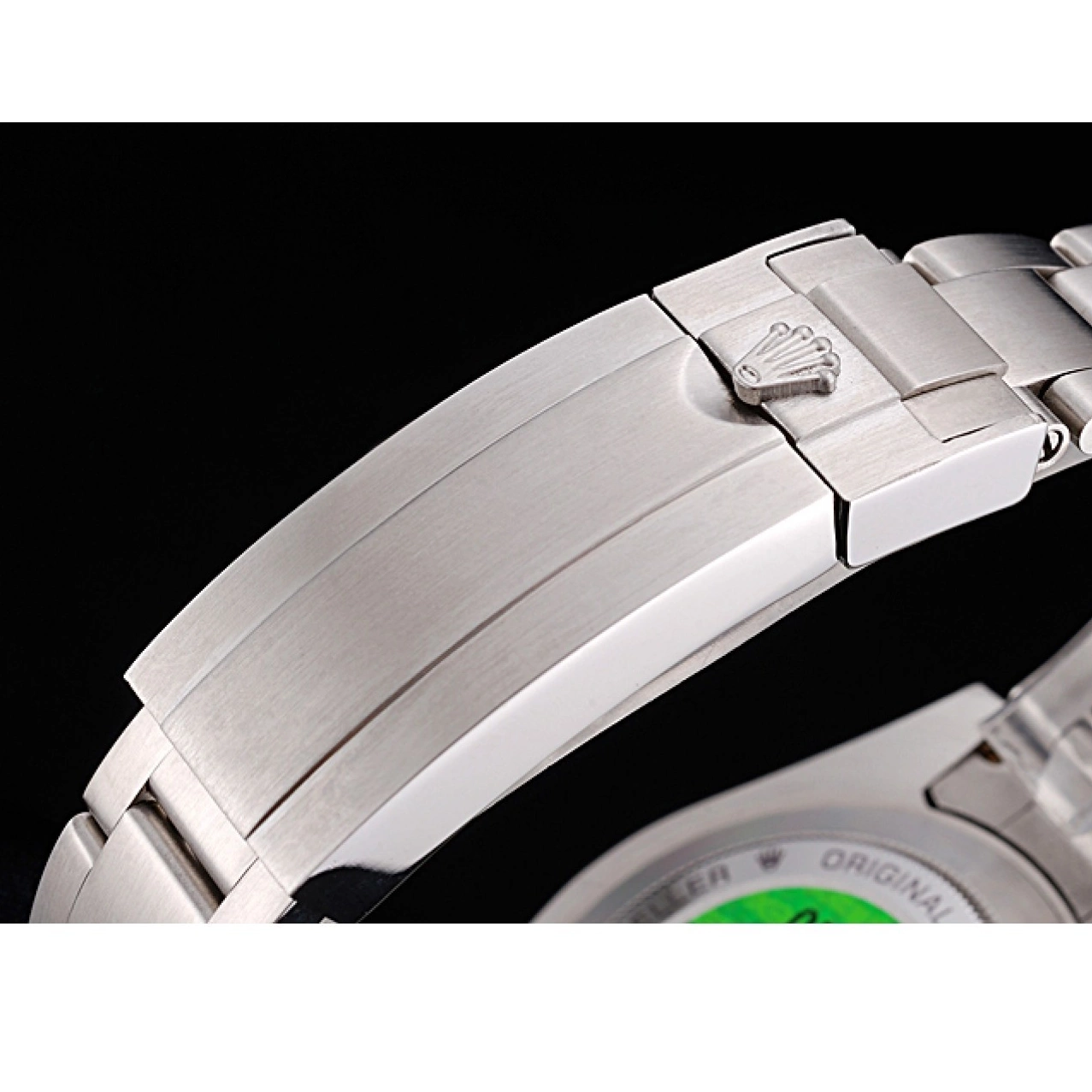 Aaa replica Steel Dwellerr Sky Case Stainless And Rolex 622837 Dial Black Bracelet 0815